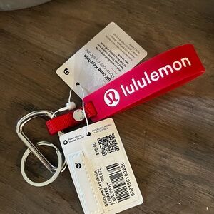 Lululemon Red Keychain